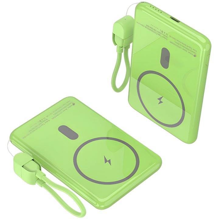 Leotec Wireless Power Bank 5000mAh 20W Blue (LEPOWW20W5B)