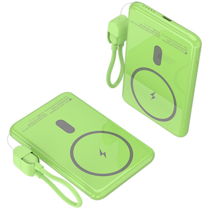 Leotec Power Bank inalámbrico 5000mAh 20W Azul (LEPOWW20W5B)
