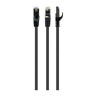 Gembird PP6A-LSZHCU-BK-0.5M cable de red Negro 0,5 m Cat6a