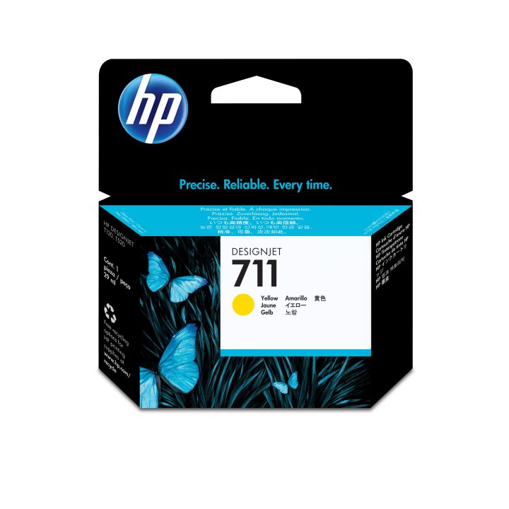 HP DesignJet 711 Yellow Ink Cartridge 29 ml