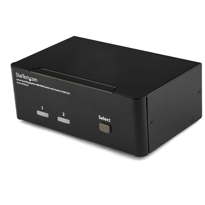StarTech.com Conmutador Switch KVM - 2 puertos USB 2.0 - Audio Vídeo…