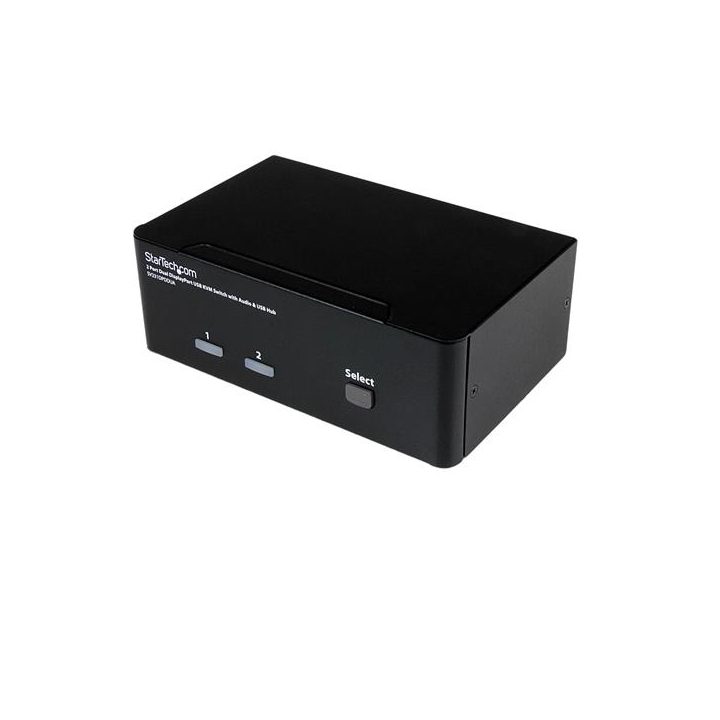 StarTech.com Conmutador Switch KVM - 2 puertos USB 2.0 - Audio Vídeo…