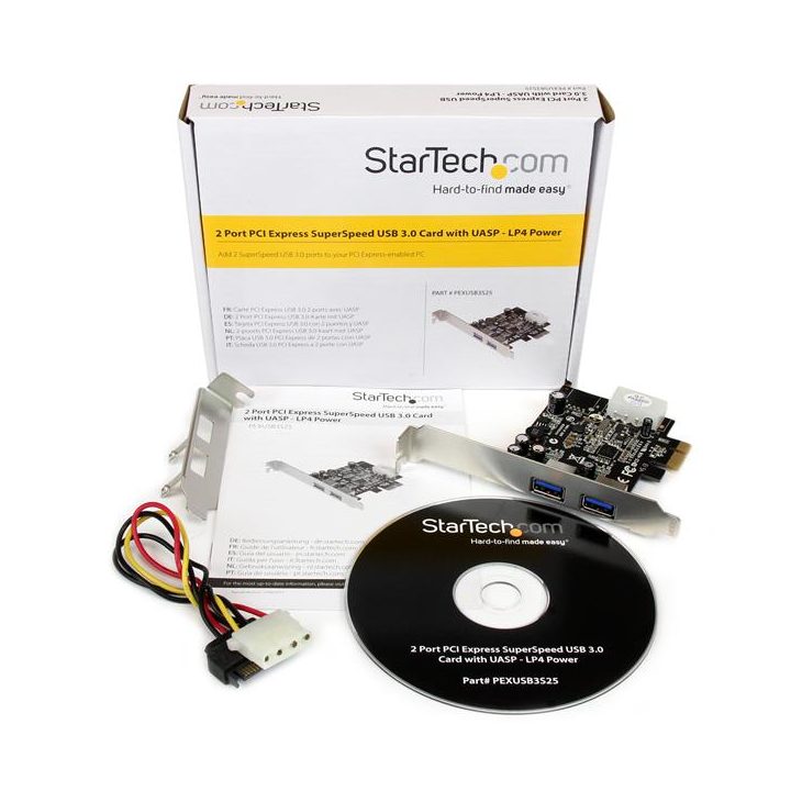 StarTech.com Adaptador Placa Controladora PCI Express PCI-E 2 Portas…