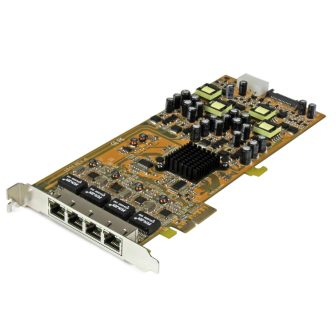 StarTech.com Tarjeta PCI Express de Red Ethernet Gigabit con 4…