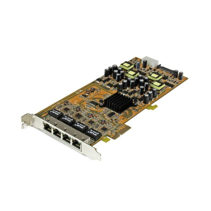 StarTech.com Placa de Rede PCI Express Gigabit Ethernet com 4 Portas…