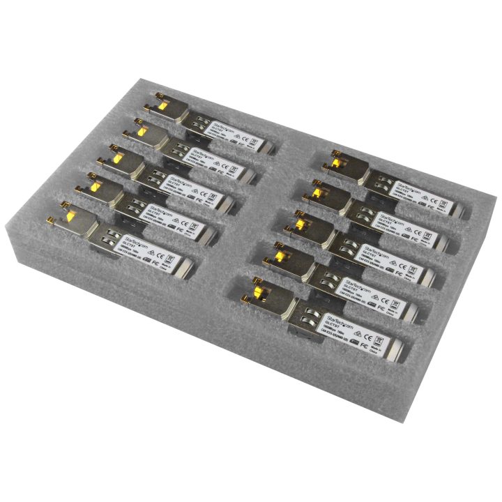 StarTech.com 10-Pack SFP Modules Compatible with Cisco GLC-T -…