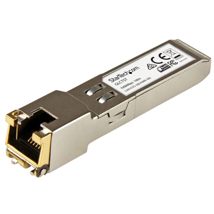 StarTech.com Paquete de 10 Módulos SFP Compatibles con Cisco GLC-T -…