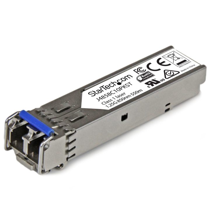 StarTech.com Paquete de 10 Módulos SFP Compatibles con HPE J4858C -…