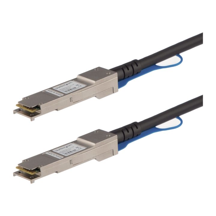 StarTech.com Cable de 3m Twinax Direct Attach QSFP+ a QSFP+ 40G…