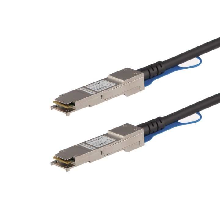 StarTech.com Cable de 3m Twinax Direct Attach QSFP+ a QSFP+ 40G…