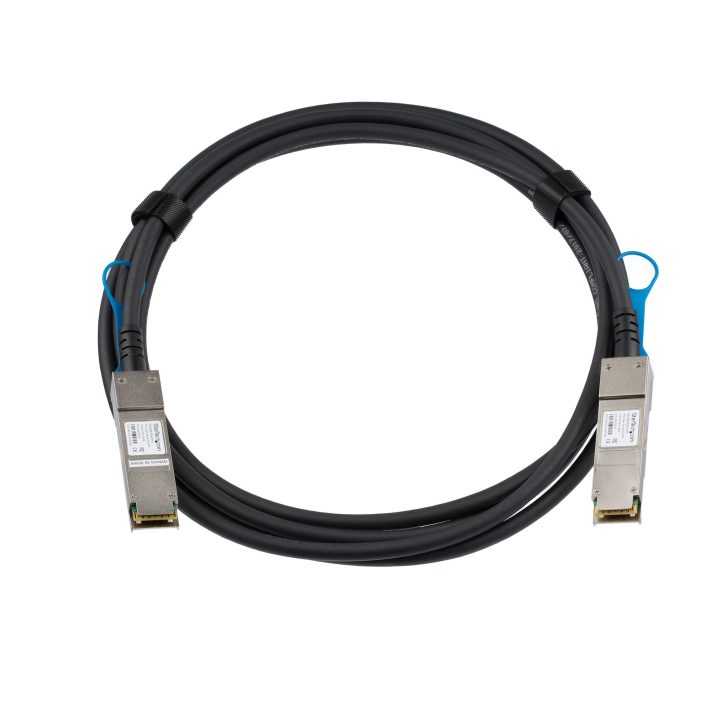 StarTech.com 3m Twinax Direct Attach QSFP+ to QSFP+ 40G Cable…