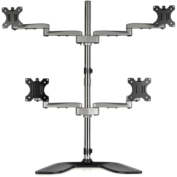 StarTech.com Articulated Desktop Monitor Stand for 4 Monitors up to…