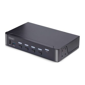 StarTech.com 4-Port DisplayPort KVM Switch - 8K60/4K144 - Single…