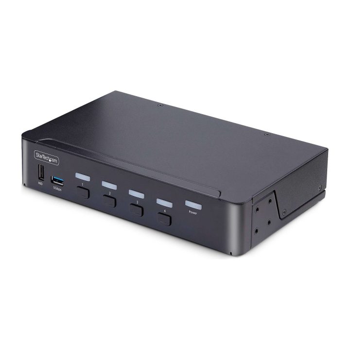 StarTech.com Switch Conmutador KVM DisplayPort de 4 Puertos -…