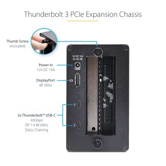 StarTech.com Caja de Expasión Thunderbolt 3 a PCI Express - Carcasa…
