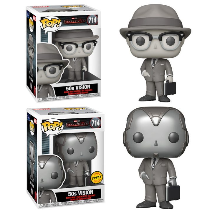 Funko Pop! Marvel – Wandavision Vision 50s B&w Chase