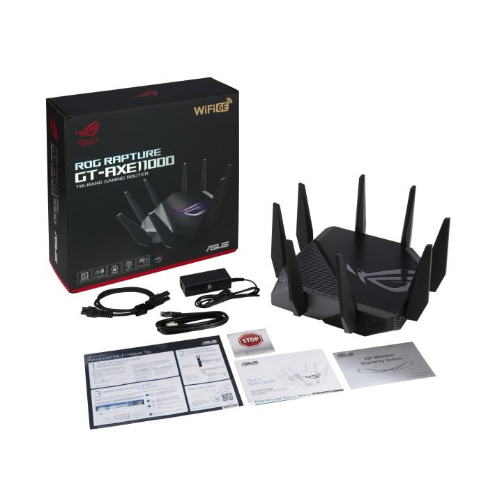 ASUS GT-AXE11000 Wireless Gigabit Ethernet Tri-Band Router (2.4 GHz /…