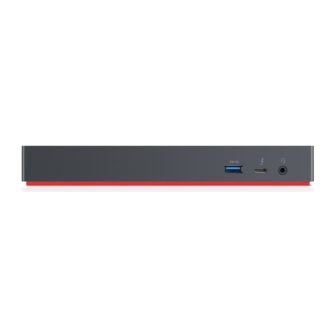 Lenovo ThinkPad Thunderbolt 3 Workstation Gen 2 Com Fios Preto
