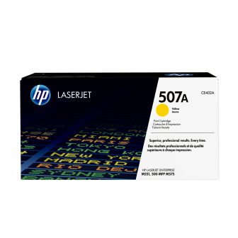 HP Cartucho de toner original LaserJet 507A amarelo