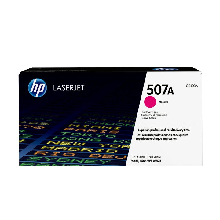 HP Cartucho de tóner original LaserJet 507A magenta