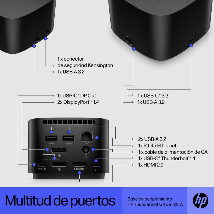 HP Thunderbolt G4 Docking Station 120 W