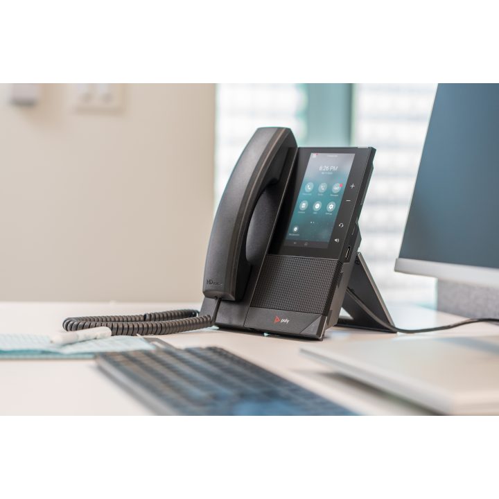 Telefone multimédia empresarial HP Poly Poly CCX 500 com SIP aberto e…