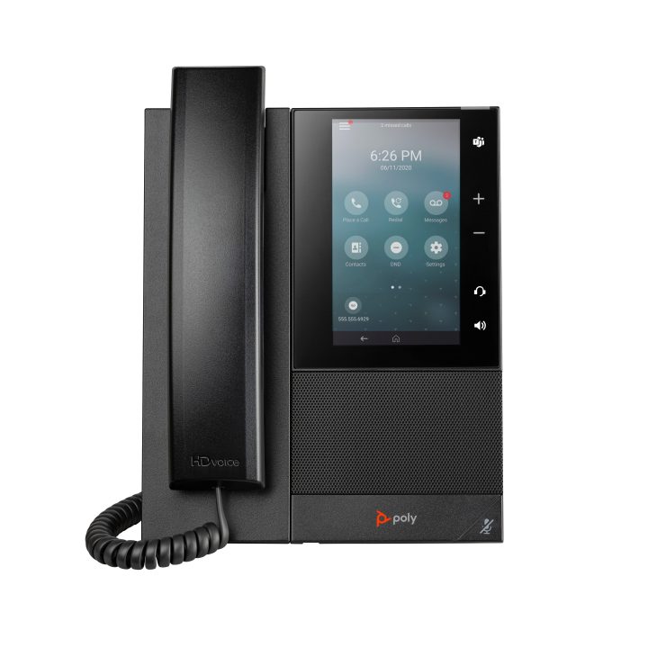 HP Poly Teléfono multimedia empresarial Poly CCX 505 con SIP abierto…