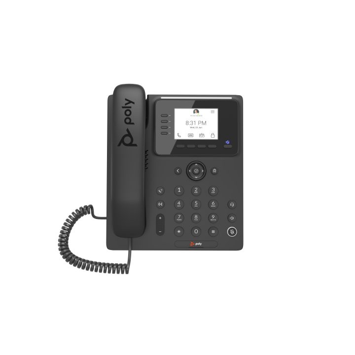 Telefone multimédia empresarial HP Poly Poly CCX 350 para Microsoft…