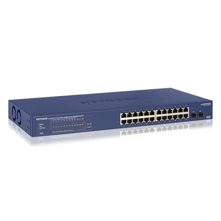 NETGEAR GS724TP Managed L2/L3/L4 Gigabit Ethernet (10/100/1000) Power…