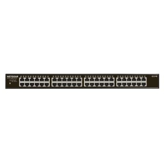 NETGEAR GS348 Não Gerido Gigabit Ethernet (10/100/1000) 1U Preto