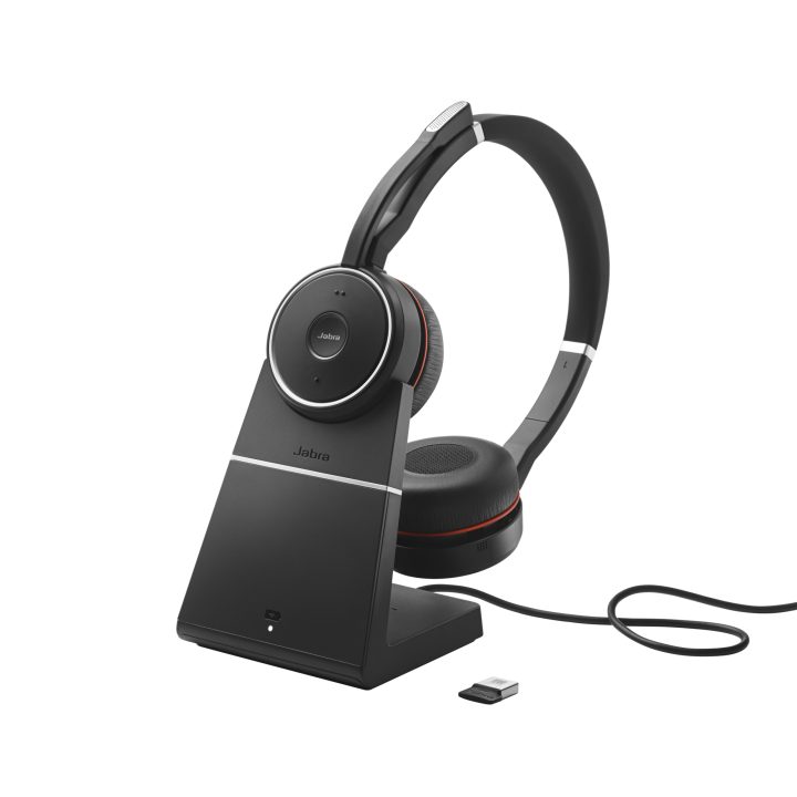 Auscultadores de diadema Jabra Evolve 75 sem fios e com fios