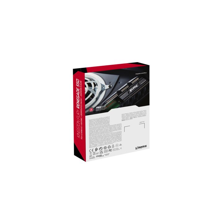 Kingston Technology 4000G RENEGADE PCIe 4.0 NVMe SSD W/ Heat Diffuser