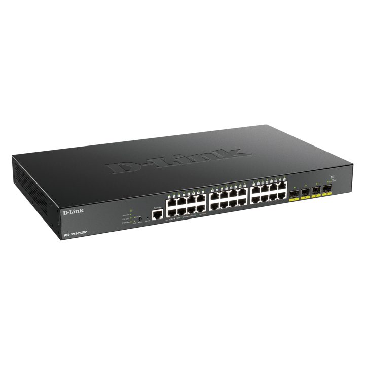 D-Link DGS-1250-28XMP Managed L3 Gigabit Ethernet (10/100/1000) PoE…