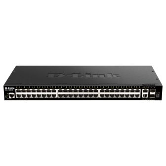 D-Link DGS-1520-52 Managed L3 10G Ethernet (100/1000/10000) 1U Black…