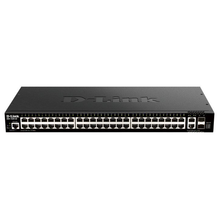 D-Link DGS-1520-52 Managed L3 10G Ethernet (100/1000/10000) 1U Black…