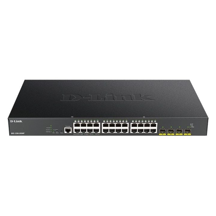 D-Link DGS-1250-28XMP Managed L3 Gigabit Ethernet (10/100/1000) Power…