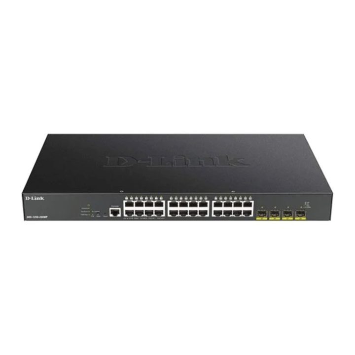 D-Link DGS-1250-28XMP Managed L3 Gigabit Ethernet (10/100/1000) Power…