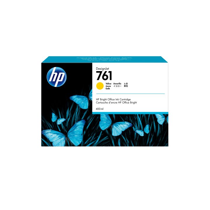 HP Cartucho de tinta DesignJet 761 amarelo de 400 ml