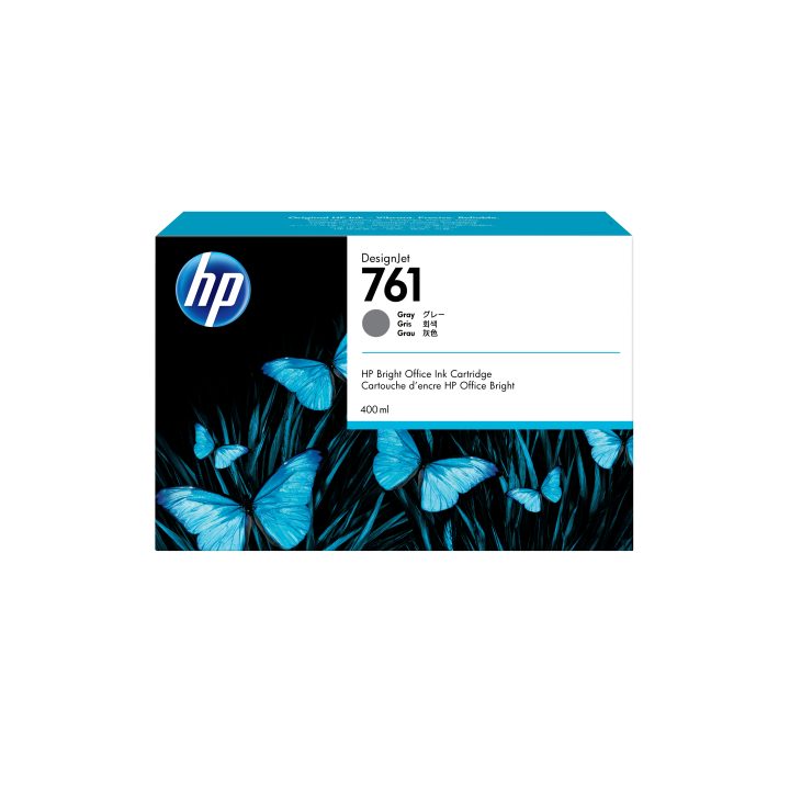 HP Cartucho de tinta DesignJet 761 gris de 400 ml