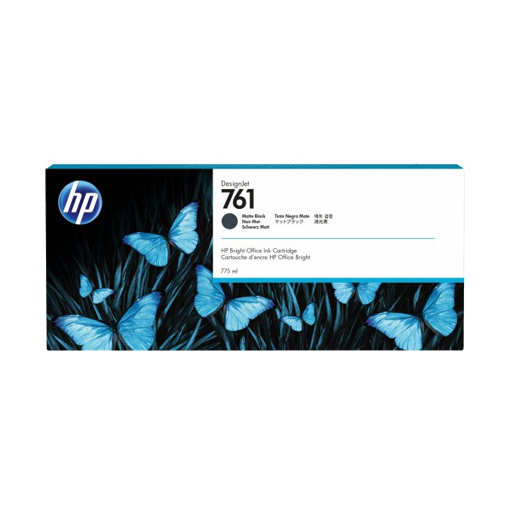 HP DesignJet 761 Matte Black Ink Cartridge 775 ml