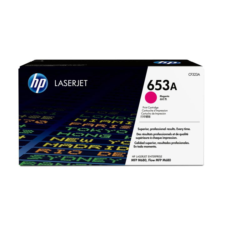 HP Cartucho de toner original LaserJet 653A magenta