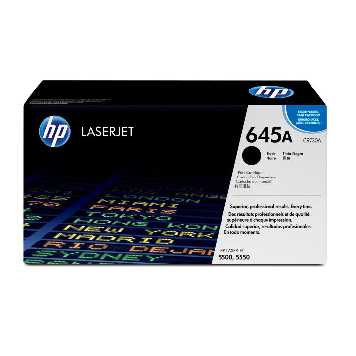 HP Cartucho de tóner original LaserJet 645A negro