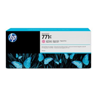 HP Cartucho de tinta DesignJet 771C magenta claro de 775 ml