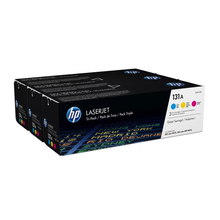 HP Value Pack of 3 Original 131A Cyan/Magenta/Yellow Toner Cartridges