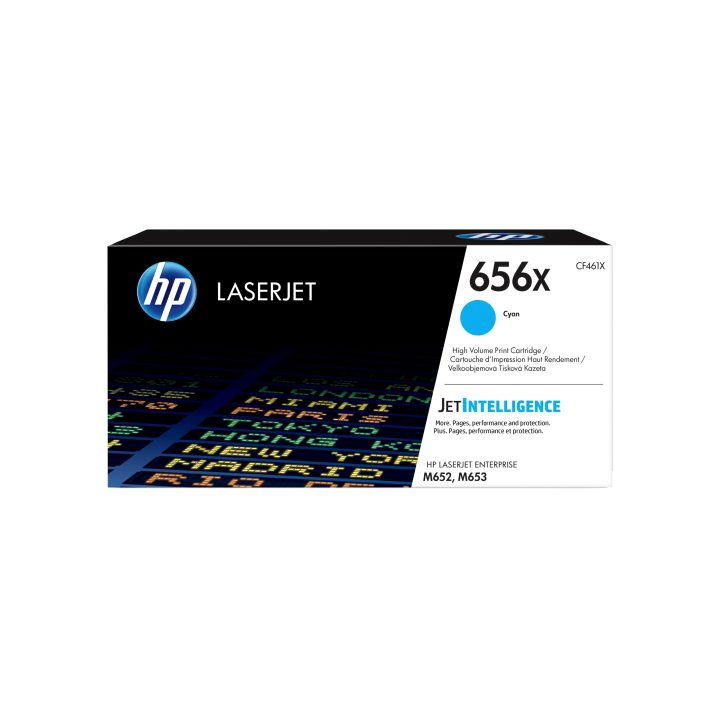 HP Original LaserJet 656X High Yield Cyan Toner Cartridge