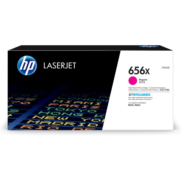 HP Cartucho de toner Original LaserJet 656X magenta de alta capacidade