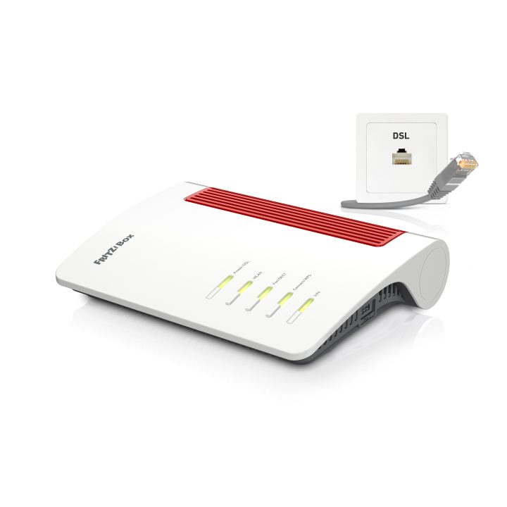 Box FRITZ! 7690 router inalámbrico 2.5 Gigabit Ethernet Doble banda…