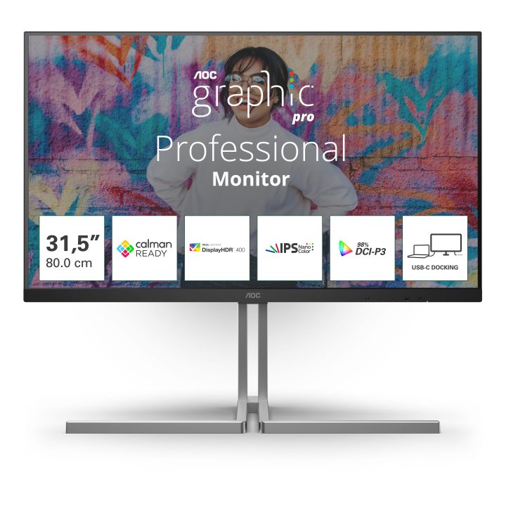 AOC U3 U32U3CV 31,5" 4K UHD Nano IPS