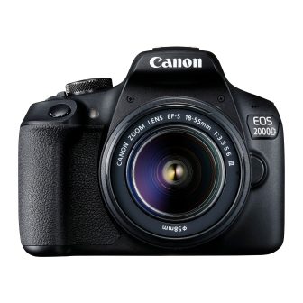 Canon EOS 2000D + EF-S 18-55mm f/3.5-5.6 III Conjunto de câmara SLR…