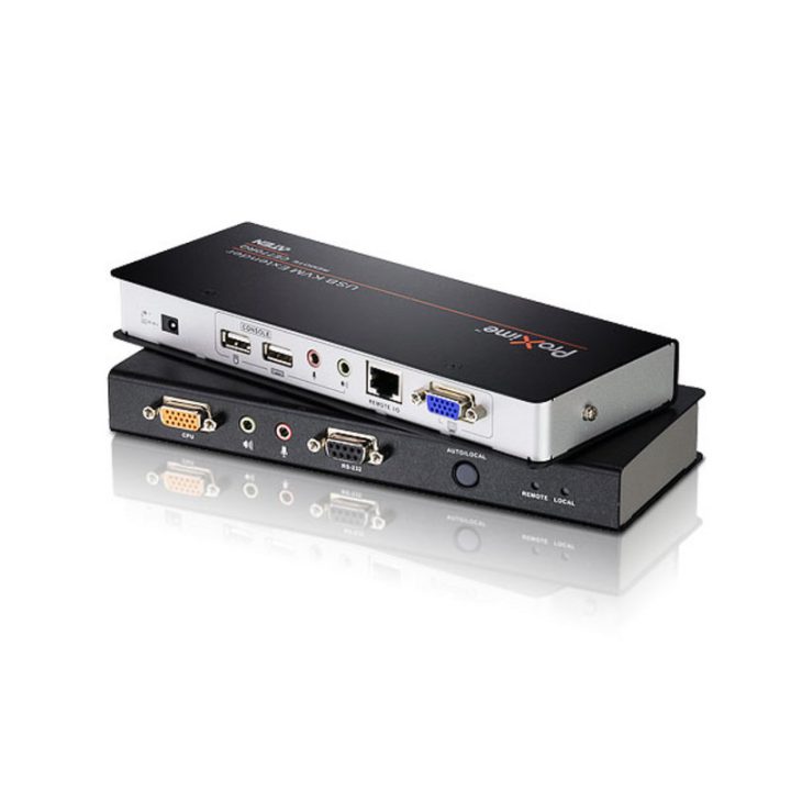 ATEN Extensor KVM Cat 5 VGA/Audio USB con Deskew (1280 x 1024 a 300m)